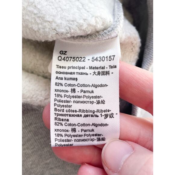 Girl's Little Marc Jacobs Peacock Gray Crewneck Sweatshirt Dress Size 12 - Picture 3 of 9